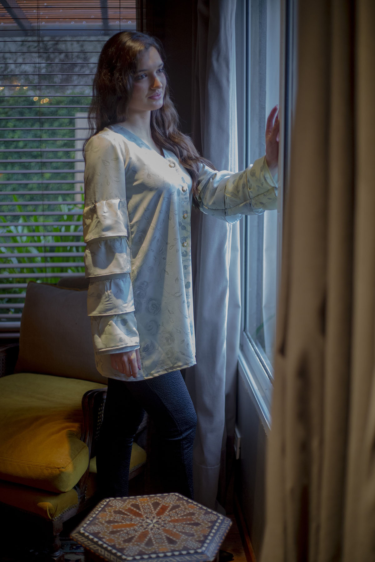 Blusa Vintage Floral Bluse - Imagen 3