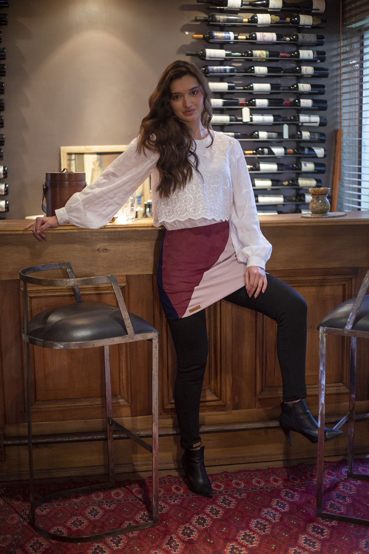 Leggins Vibe Mood + Falda en Gamuza